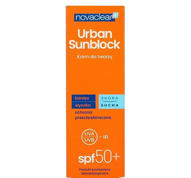 Novaclear Urban Sunblock SPF 50+ Cream For Dry Skin 40 ml