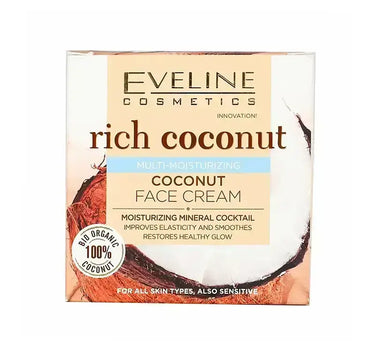 Eveline Rich Coconut Multi-Moisturizing Face Cream 50 ml