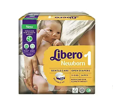 Libero 1 Newborn 2-5 kg 24 Pcs Svan FSC 22