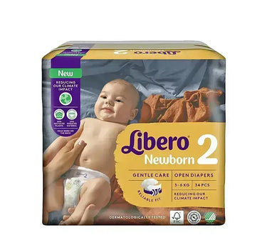 Libero 2 Newborn 3-6 Kg 34 Pcs