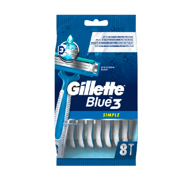 Gillette Blue 3 Simple 8 Disposable Razors
