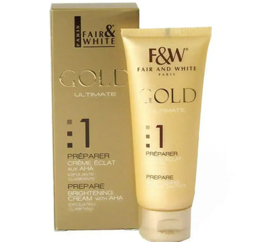 Fair & White Gold Aha Brightening Cream Tube 75 ml For pigmentation