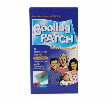Cooling Patch Soft Gel Sheets 12 PCs