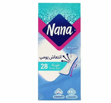 نانا انتعاش يومي فوط يومية طويلة 28 فوطة 