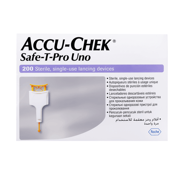 Accu Chek Safe-T Pro Uno Lancet 200'S For Sugar Test