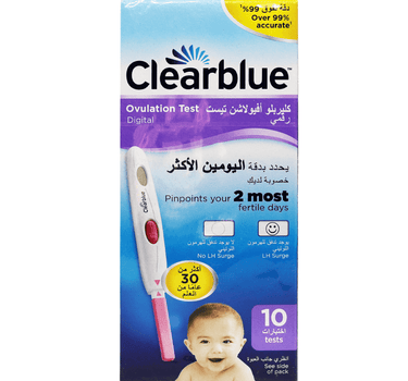 Clearblue Digital Ovulation Test 10'S ovulation test smiley face
