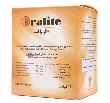 Oralite Sachets 10'S for dehydration