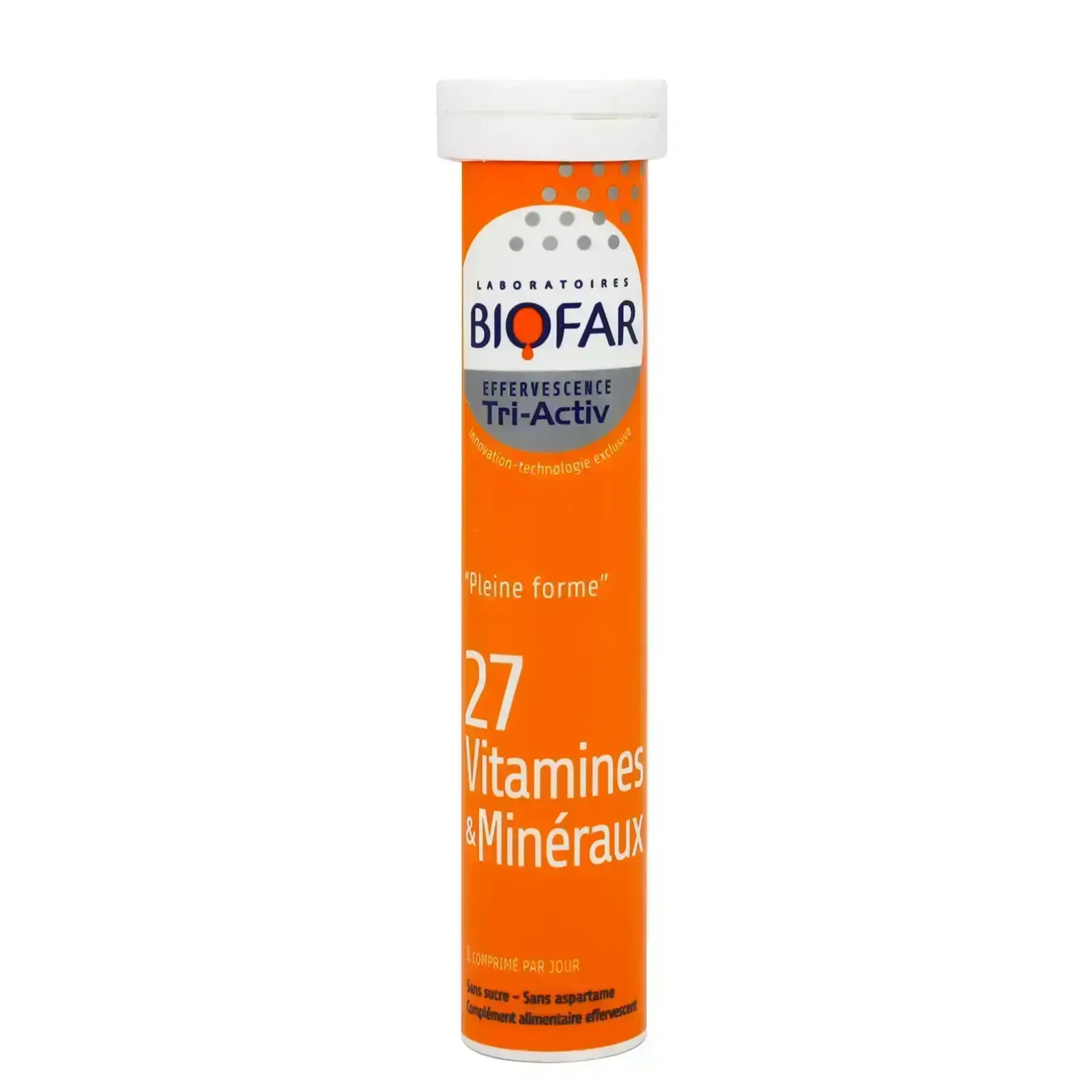 Biofar 27 Vitamins & Mineraux Effervescent Tabs 15'S – albayrouni Pharmacy