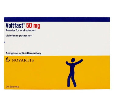Voltfast 50 mg Sachets 30'S as analgesic