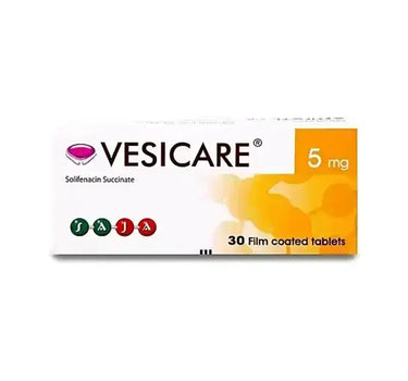 Vesicare 5 mg Tabs 30'S For Urge Incontinence