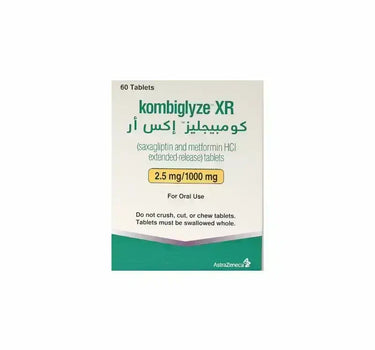 Kombiglyze XR 2.5/1000 mg Tabs 60'S For Diabetes