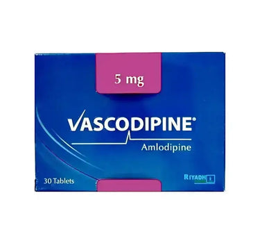 Vascodipine 5 mg Tabs 30'S For Hypertension