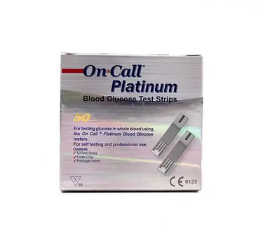 On Call Platinum Test Strips 50'S