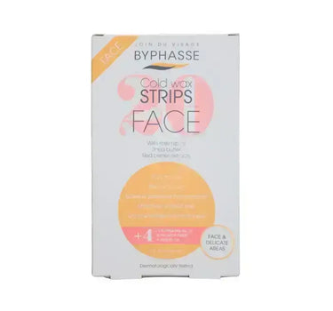 Byphasse Cold Wax Strips Face & Delicate Areas For Sensitive Skin 3458