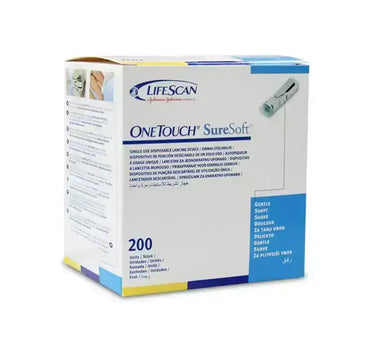 One Touch Sure Soft Lancet Gentle 200'S Limited