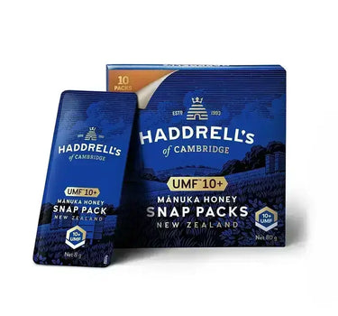 Haddrells Manuka Honey UMF 16+ Snap Packs 10 Pcs