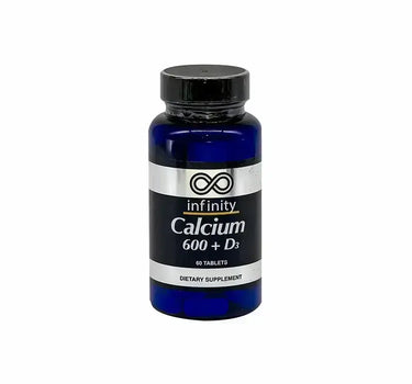 Infinity Calcium 600 mg + Vit D 800 IU 60 Tabs