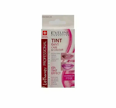 Eveline Tint 6In1 Care & Colour Lip Serum Pink 12 ml