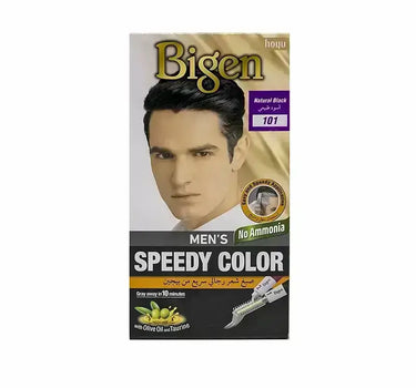 Bigen Men's Speedy Color Natural Black 101