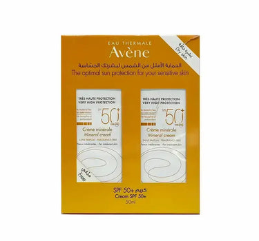 Avene Very High Protection SPF 50+ Mineral Cream Kit 1+1 Free