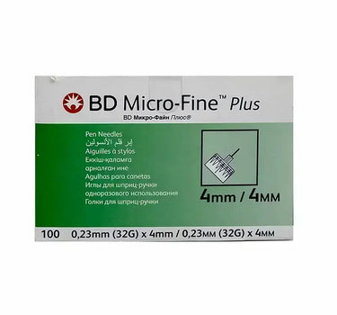 BD Micro-Fine Plus Pen Needles 32Gx4mm 100 Pcs