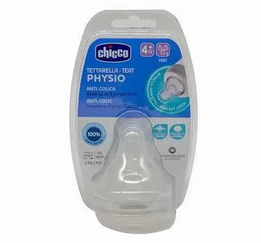 Chicco Physio Teats Perfect 5 Fast Flow (4+ M) 2 Pcs
