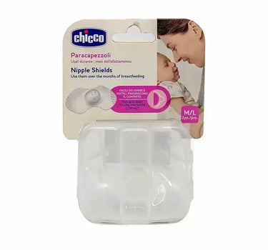 Chicco Silicone Nipple Shields M/L 2 Pcs