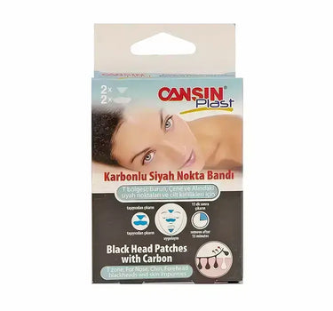 Cansin Plast Black Head Patches With Carbon 4 Pcs