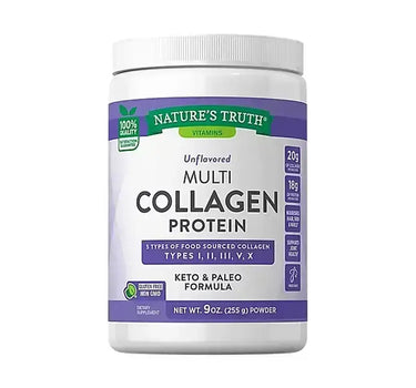 Nature's Truth Unflavored Multi Collagen Protein Powder 255 g