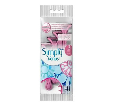 Gillette Simply Venus (3 Blades) 4 Disposable Razors