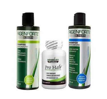 Offer Package Rigenforte Anti Dandruff + Anti Hair Loss Shampoo + Pro Hair Tablets