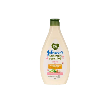 Johnson's Naturally Sensitive Lotion with Aloe vera & Shea Butter 395 ml