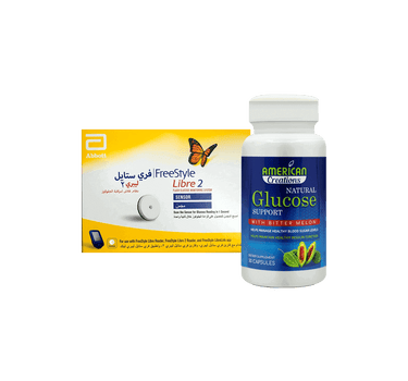 Offer Package Free Style Libre 2 Sensor + American Creations Glucose Support
