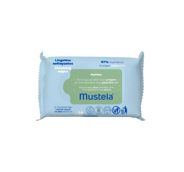Mustela Baby Cleansing Wipes With Natural Avocado 20 Pcs