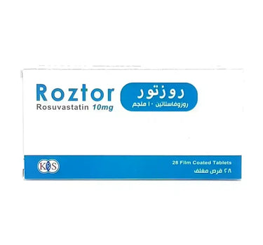 Roztor Rosuvastatin 10 mg F/C Tabs 28'S Antihyperlipidemic