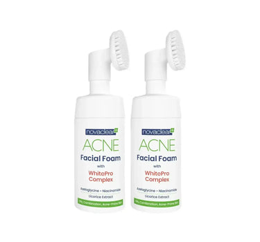 Novaclear Acne Facial Foam With White Pro Complex 100 ml Offer 1+1