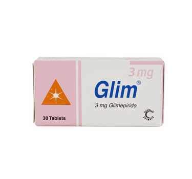 Glim 3 mg Tabs 30'S For Diabetes