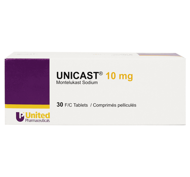 Unicast 10 mg Tabs 30'S