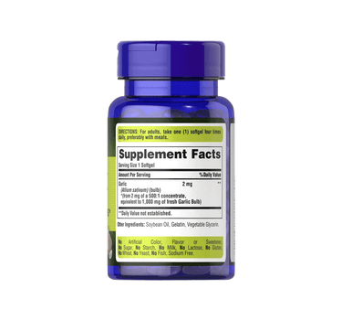 P.Pride Garlic Oil 1000 Mg Caps 100'S to Supports heart health