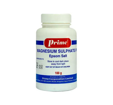Prime Magnesium Sulphate IP Epsom Salt 100 g