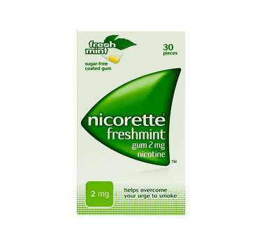 Nicorette 2 mg Freshmint Gum 30 Pcs