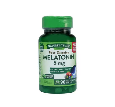 Nature's Truth F/D Melatonin 5 mg with Berry Flavor 90 Tabs