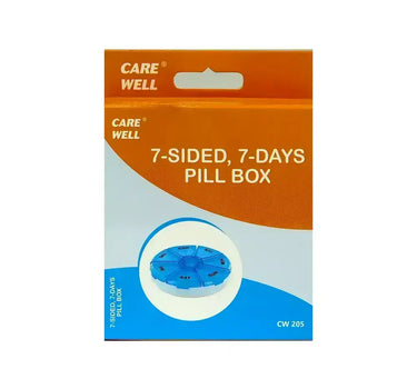 Care Well 7 Sided, 7 Days Pill Box