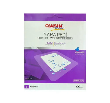 Cansin Plast Surgical Wound Dressing 9x10 cm 5 Pcs