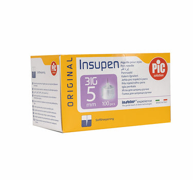 Pic Insupen Pen Needles 31G*5 mm 100 Pcs