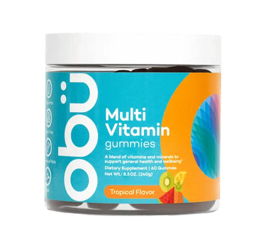 Obu Multivitamin Gummies For Adults Tropical Flavor 60'S