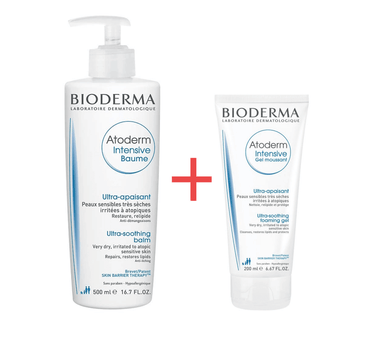 Bioderma Atoderm Intensive Baume 500Ml+ Atoderm Intensive Gel Offer 2920694