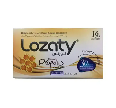 Lozaty Sugar Free Propolis Lozenges 16'S