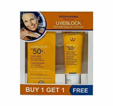 Isis Uveblock SPF +50 Tinted Fluid 40 mL Offer Isisv50+Tof