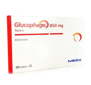 Glucophage 850 mg 30 Tabs For Diabetes